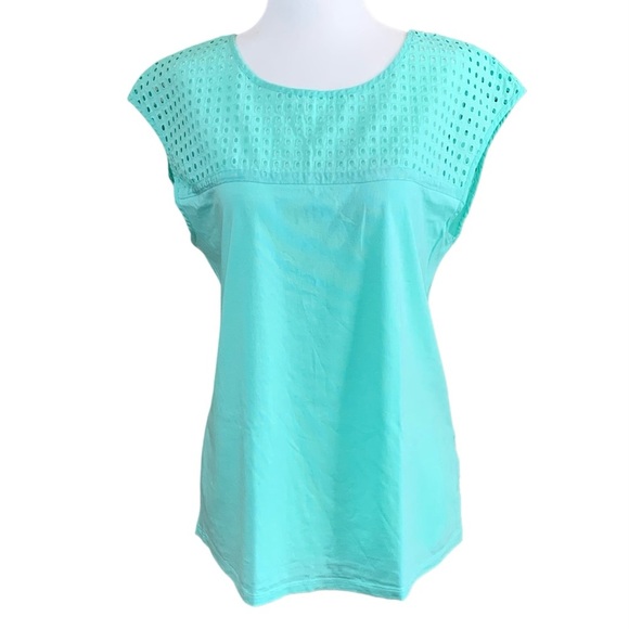 Catherine Malandrino Eyelet Shirt - Picture 2 of 9